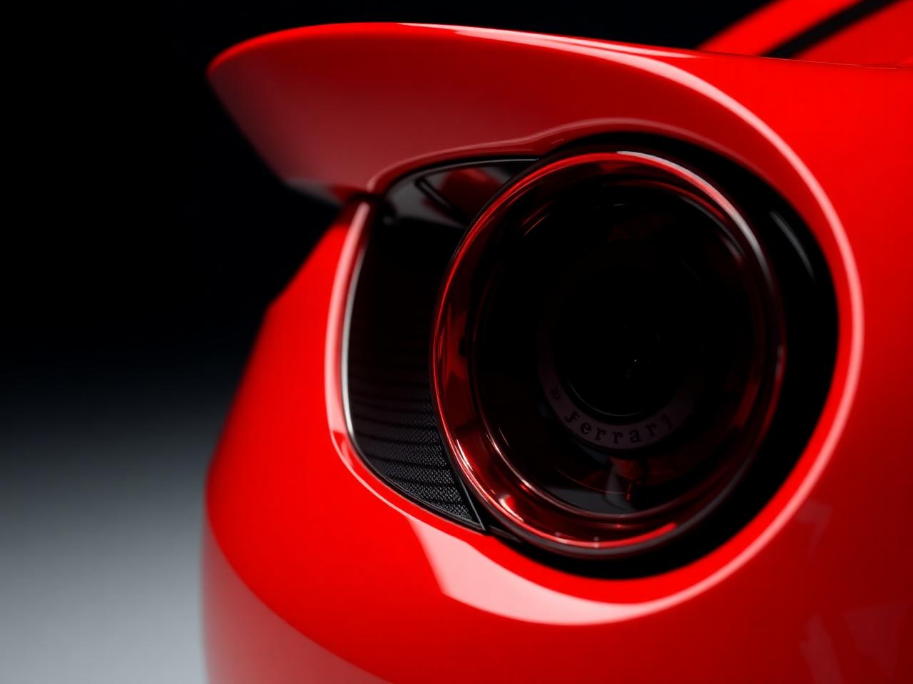 Ceramic coating gloss on luxury Ferrari paintwork